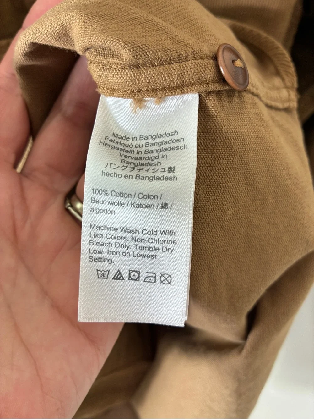 J. Crew Men’s Long Sleeve Corduroy Button-up Workshirt Size M